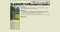 Desktop Screenshot of klahhaneclub.org