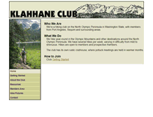 Tablet Screenshot of klahhaneclub.org